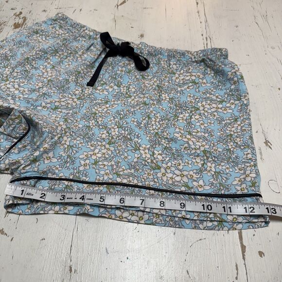 Bed Head Pajamas Set Short Sleeves Shorts Flannel Medium Organic Cotton Lounge - Picture 16 of 16